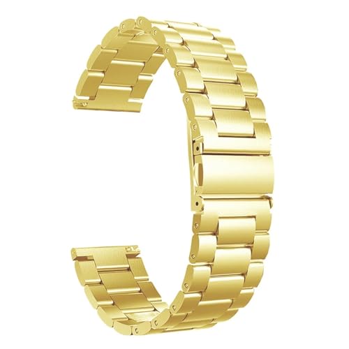 GGYTMQL 20 mm 22 mm Edelstahl -Uhren -Band Universal Ersatz -Uhrenband für Männer und Frauen mit Werkzeugen von GGYTMQL