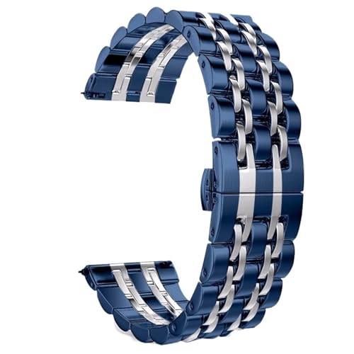 GGYTMQL 20mm 22mmklassizische Edelstahl -Uhrenband gebürstete Metall Uhrengurt für Frauen Männer Austauschband GGYTMQL 20mm 22mmklassizische Edelstahl -Uhrenband gebürstete Metall Uhrengurt für Frauen Männer Austauschband von GGYTMQL