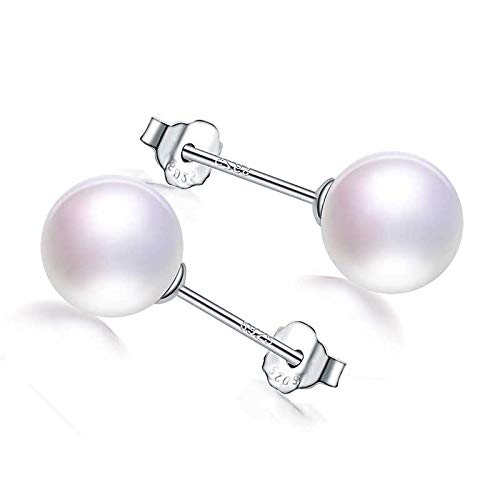GGYTMQL Aaaa perfekt runde natürliche Perlenohrringe fein 925 Sterling Silberschmuck Ohrringe Frauen Ohrringe GGYTMQL Aaaa perfekt runde natürliche Perlenohrringe fein 925 Sterling Silberschmuck Ohrringe Frauen Ohrringe von GGYTMQL