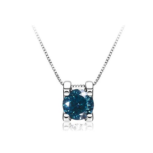 GGYTMQL Accessoires - 1ct Round Cut D Farbe Moissanit Anhängerkette für Frauen GGYTMQL Accessoires - 1ct Round Cut D Farbe Moissanit Anhängerkette für Frauen von GGYTMQL