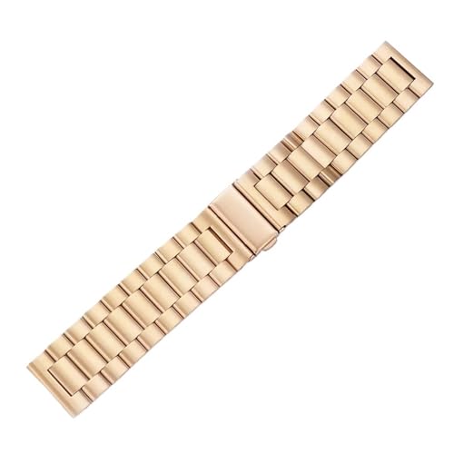 GGYTMQL Edelstahl -Uhr -Band -Band Universal Metal Watch Armband Smartwatch Ersatzband Männer Frauen passen die meisten traditionellen Uhren von GGYTMQL