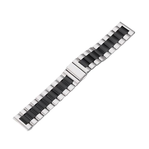 GGYTMQL Edelstahl -Uhr -Band -Band Universal Metal Watch Armband Smartwatch Ersatzband Männer Frauen passen die meisten traditionellen Uhren von GGYTMQL