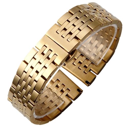 GGYTMQL Edelstahlquick Release Universal Metall Ersatzband Smart Watch Armband Frauen Frauen 6 Farben von GGYTMQL