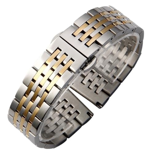 GGYTMQL Edelstahlquick Release Universal Metall Ersatzband Smart Watch Armband Frauen Frauen 6 Farben von GGYTMQL