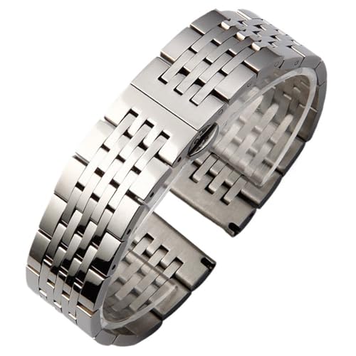 GGYTMQL Edelstahlquick Release Universal Metall Ersatzband Smart Watch Armband Frauen Frauen 6 Farben von GGYTMQL