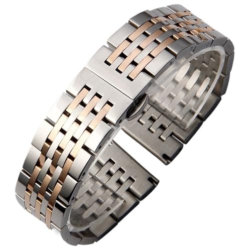 GGYTMQL Edelstahlquick Release Universal Metall Ersatzband Smart Watch Armband Frauen Frauen 6 Farben von GGYTMQL