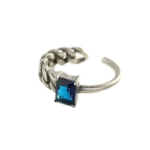 GGYTMQL Einstellbarer offener Fingerring von Frauen - Distressed gewebter Schnurstapelring, Jubiläum CZ Simuliertes Diamond Statement Joint Ring, Unise GGYTMQL Einstellbarer offener Fingerring von Frauen - Distressed gewebter Schnurstapelring, Jubiläum CZ Simuliertes Diamond Statement Joint Ring, Unise von GGYTMQL