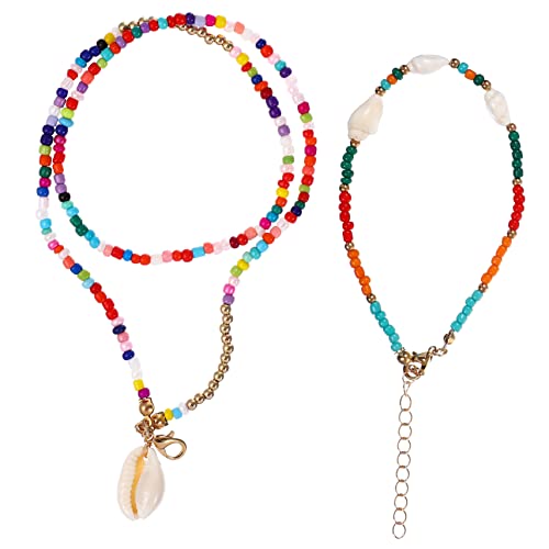 GGYTMQL Elegantes und Armband Set Women Beach Perlen Schmuck Schmuck für Mädchen für Mädchen von GGYTMQL