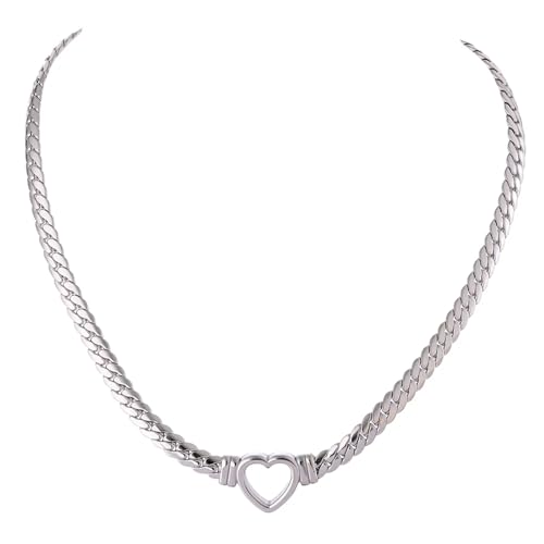 GGYTMQL Halskette Anhänger Kette Herren Damen Schmuck Herz Kette Halskette für Frauen Freundin, Einheitsgröße, A GGYTMQL Halskette Anhänger Kette Herren Damen Schmuck Herz Kette Halskette für Frauen Freundin, Einheitsgröße, A von GGYTMQL