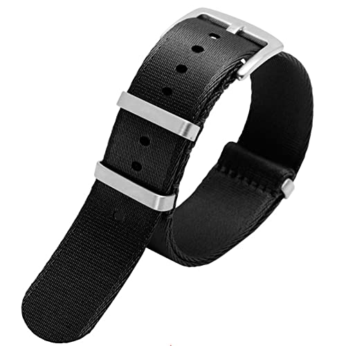 GGYTMQL Hochwertiges 20 mm 22 mm Sicherheitsgurt-Uhrenarmband Nylonband für 007 militärisch gestreifte Ersatz-Herrenuhr, 20 mm, A GGYTMQL Hochwertiges 20 mm 22 mm Sicherheitsgurt-Uhrenarmband Nylonband für 007 militärisch gestreifte Ersatz-Herrenuhr, 20 mm, A von GGYTMQL