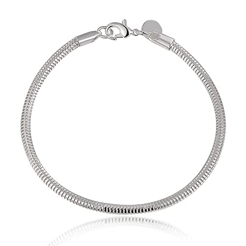 GGYTMQL Kettenverbindungsarmbänder Männer Frauen Schlangengeformte Seilschärfe Armband aus fein Geschenken von GGYTMQL