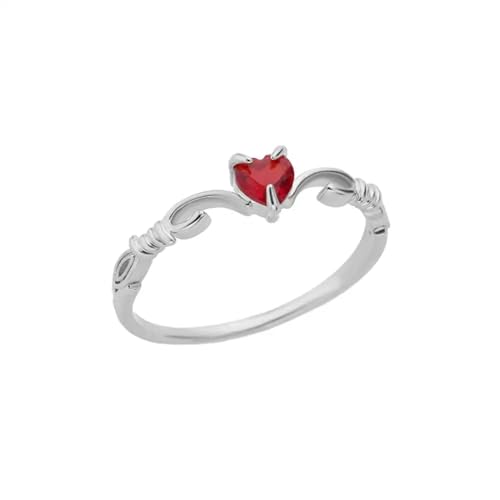 GGYTMQL Mädchen Produkte Ringe Ring Schmuck Frauen Männer Rote Herzringe für Frauen verstellbare weibliche Ringhochzeitsgeschenke GGYTMQL Mädchen Produkte Ringe Ring Schmuck Frauen Männer Rote Herzringe für Frauen verstellbare weibliche Ringhochzeitsgeschenke von GGYTMQL