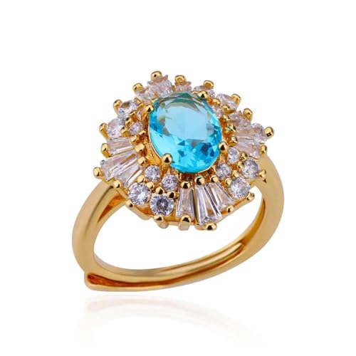 GGYTMQL Mädchen Produkte Ringe Ring Schmuck Frauen Männer Square Wickelte Ringe für Frauen Ring Hochzeitsfeier Geschenke von GGYTMQL