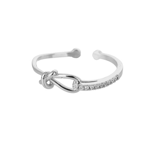 GGYTMQL Mädchenprodukte Ringe Ring Schmuck Frauen Männer Bogenringe für Frauen Paar Ring weibliche Ehering -Engagement -Geschenke von GGYTMQL