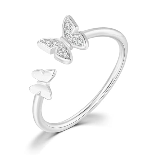 GGYTMQL Mädchenprodukte Ringe Ring Schmuck Frauen ein verstellbarer Schmetterlingsring für Frauen zierliche Ringe mit Eröffnungsgeschenken GGYTMQL Mädchenprodukte Ringe Ring Schmuck Frauen ein verstellbarer Schmetterlingsring für Frauen zierliche Ringe mit Eröffnungsgeschenken von GGYTMQL