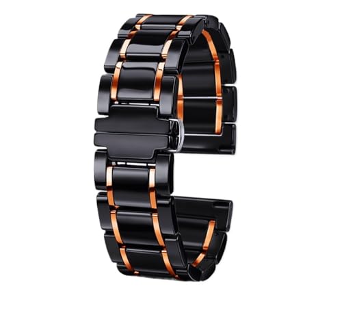 GGYTMQL Männer und Frauen schnelle Release Ceramic Watch Band kompatibel mit Smart Watches und Quarzuhren von GGYTMQL