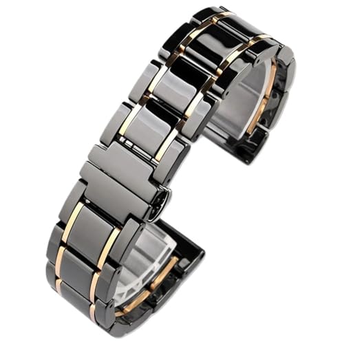 GGYTMQL Männer und Frauen schnelle Release Ceramic Watch Band kompatibel mit Smart Watches und Quarzuhren von GGYTMQL