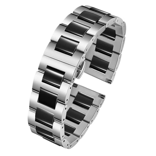 GGYTMQL Männer und Frauen schnelle Release Ceramic Watch Band kompatibel mit Smart Watches und Quarzuhren von GGYTMQL