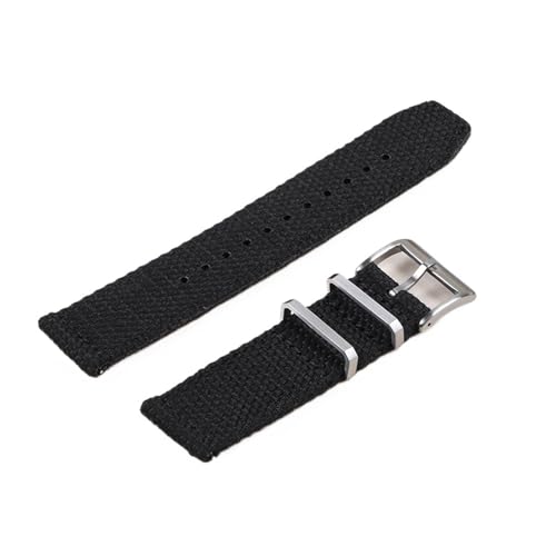 GGYTMQL Nylon Uhrengurt 20mm 22 mm Nylon Canvas Armband Frauen Frauen weiches Sport Armband Accessoires von GGYTMQL