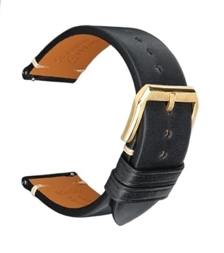 GGYTMQL Retro Leather Watchband -Männer Frauen schwarz grau Brown Uhren Band für Smartwatch 20mm 22mm Schnellveröffentlichungsgurte fit von GGYTMQL