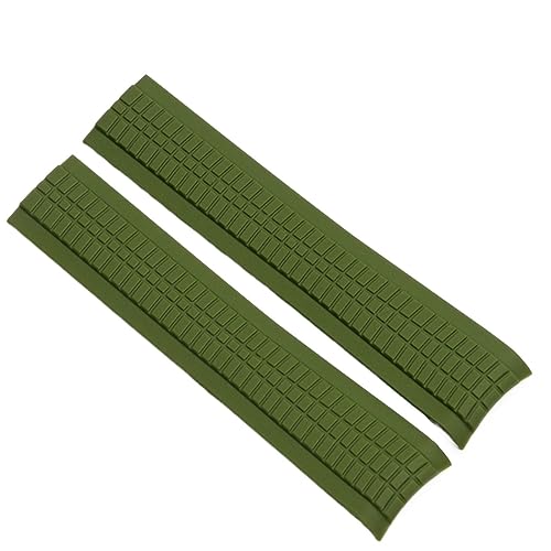 GGYTMQL Soft Rubber Watch Band Aquanaut Passend für Patek Philippe Silicon 5164a 5167a 5168a 21mm Klappknall -Uhrengurt von GGYTMQL