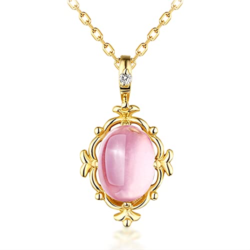 GGYTMQL Solide Edelsteine Halskette für Frauen 100% natürlicher Opal Rosenquarz Charme Choker Anhänger Juwely Geschenk GGYTMQL Solide Edelsteine Halskette für Frauen 100% natürlicher Opal Rosenquarz Charme Choker Anhänger Juwely Geschenk von GGYTMQL