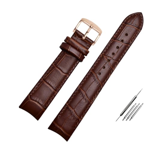 GGYTMQL Uhrenarmband aus echtem Leder, gebogenes Ende, 20 mm, kompatibel mit Citizen BL9002-37 05A BT0001-12E 01A Uhrenarmband, 21 mm, 22 mm, 21 mm, A von ZMSAZWY