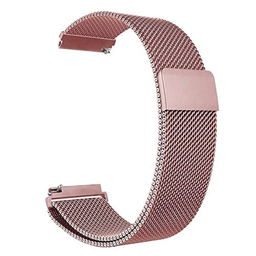 GGYTMQL Uhrengurt 18 mm 20 mm 22 mm Universal Loop Watchbänder Smart Metal Edelstahlband Männer; Frauen Uhren von GGYTMQL
