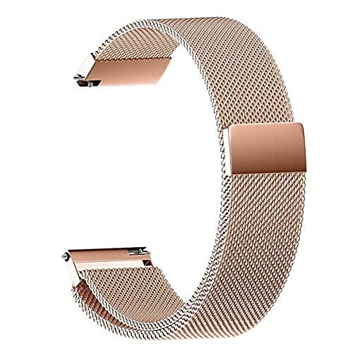 GGYTMQL Uhrengurt 18 mm 20 mm 22 mm Universal Loop Watchbänder Smart Metal Edelstahlband Männer; Frauen Uhren von GGYTMQL
