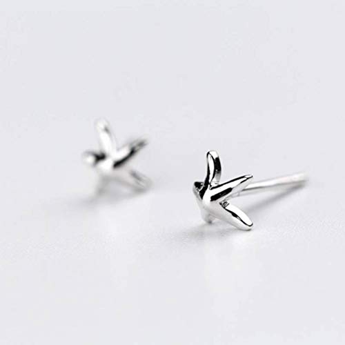 Ohrringe für Frauen, S925 Ohrringe weibliche koreanische Mode Einfache glänzende Seesternohrringe Temperament Mini Starone Paar Ohrringe für Frauen, S925 Ohrringe weibliche koreanische Mode Einfache glänzende Seesternohrringe Temperament Mini Starone Paar von GGYTMQL