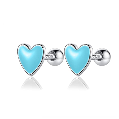 Süße Glasur Herzschraube Ohrringe für Frauen Hochzeit fein Schmuck Süße Glasur Herzschraube Ohrringe für Frauen Hochzeit fein Schmuck von GGYTMQL