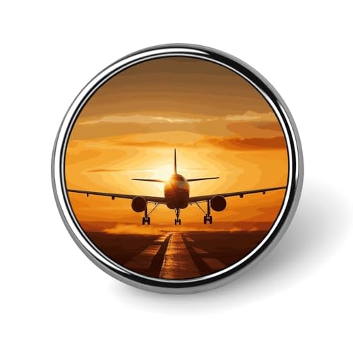 Bichon Frisé-Hunde-Brosche, rund, niedliche Krawattennadel für Hüte, Kleidung, Taschen, einzigartiges Mode-Accessoire, Geschenk für Männer und Frauen, Circular, Aluminium, Kein Edelstein von GHBNK