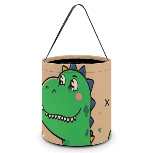 GHBNK Halloween Süßes oder Saures Taschen Cartoon Dinosaurier Halloween Leckerli Taschen Halloween Taschen Süßigkeiten Korb Tote, Stil, Einheitsgröße, Stil:, Einheitsgröße von GHBNK