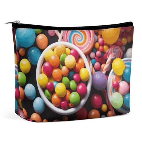 GHBNK Make-up-Taschen für Damen, tragbare Kosmetiktasche, Farbe, Süßigkeiten, Reise-Make-up-Koffer, Organizer, Kulturbeutel, Stil, Einheitsgröße, Stil:, Einheitsgröße GHBNK Make-up-Taschen für Damen, tragbare Kosmetiktasche, Farbe, Süßigkeiten, Reise-Make-up-Koffer, Organizer, Kulturbeutel, Stil, Einheitsgröße, Stil:, Einheitsgröße von GHBNK