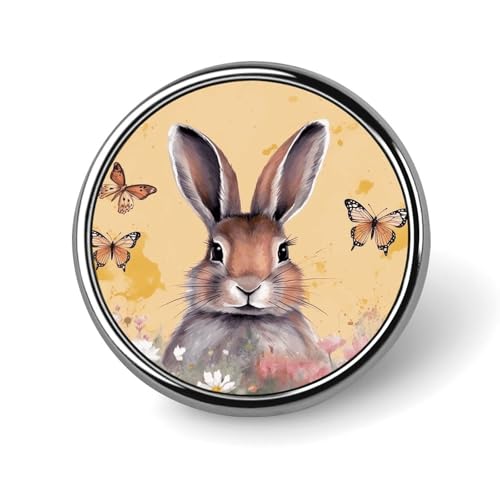 Retro Uhr Muster Runde Anstecknadel Brosche Abzeichen Niedliche Krawattennadel für Hüte, Kleidung, Taschen, einzigartiges Mode-Accessoire, Geschenk für Männer und Frauen, Circular, Aluminium, Kein von GHBNK