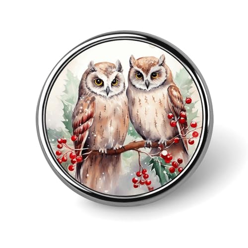 Retro Uhr Muster Runde Anstecknadel Brosche Abzeichen Niedliche Krawattennadel für Hüte, Kleidung, Taschen, einzigartiges Mode-Accessoire, Geschenk für Männer und Frauen, Circular, Aluminium, Kein von GHBNK