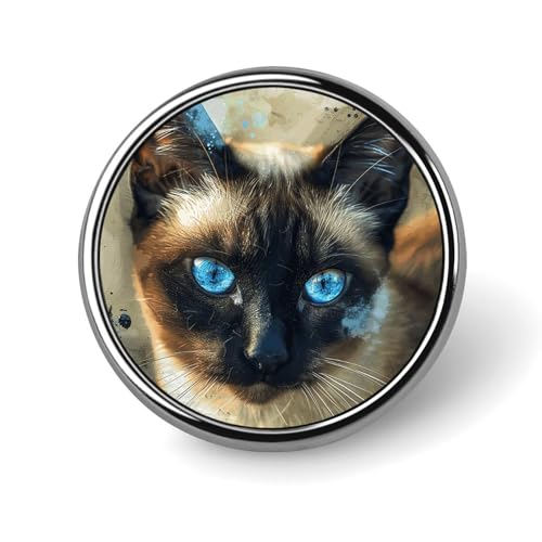 Runde Anstecknadel, Motiv: Grand C in Italien, niedliche Krawattennadel für Hüte, Kleidung, Taschen, einzigartiges Mode-Accessoire, Geschenk für Männer und Frauen, rund, Aluminium, kein Edelstein von GHBNK