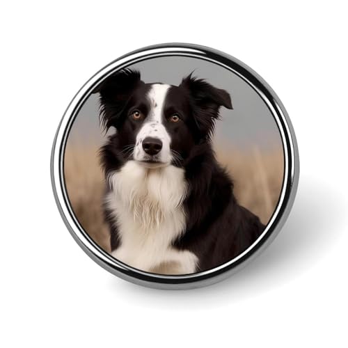 Runde Anstecknadel mit Strandgiraffe, niedliche Krawattennadel für Hüte, Kleidung, Taschen, einzigartiges Mode-Accessoire, Geschenk für Männer und Frauen, Circular, Aluminium, Kein Edelstein von GHBNK