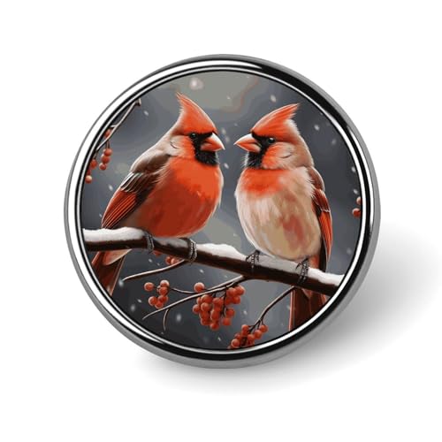 Tiger im Zoo runde Anstecknadel, Brosche, Abzeichen, niedliche Krawattennadel für Hüte, Kleidung, Taschen, einzigartiges Mode-Accessoire, Geschenk für Männer und Frauen, rund, Aluminium, kein von GHBNK