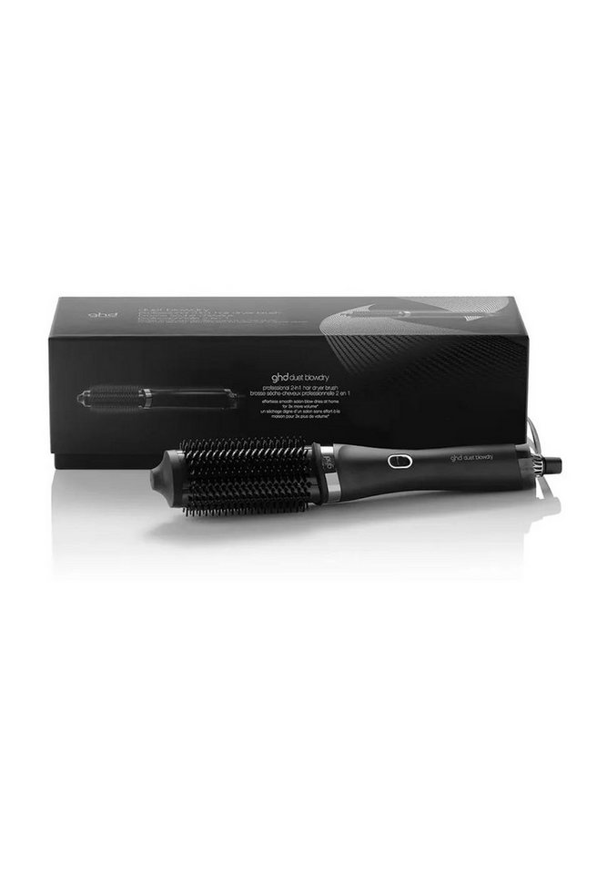 GHD Elektrohaarbürste GHD Duet Blowdry Rundbürsten Föhn schwarz, Effiziente Wärme- und Luftstromsteuerung von GHD