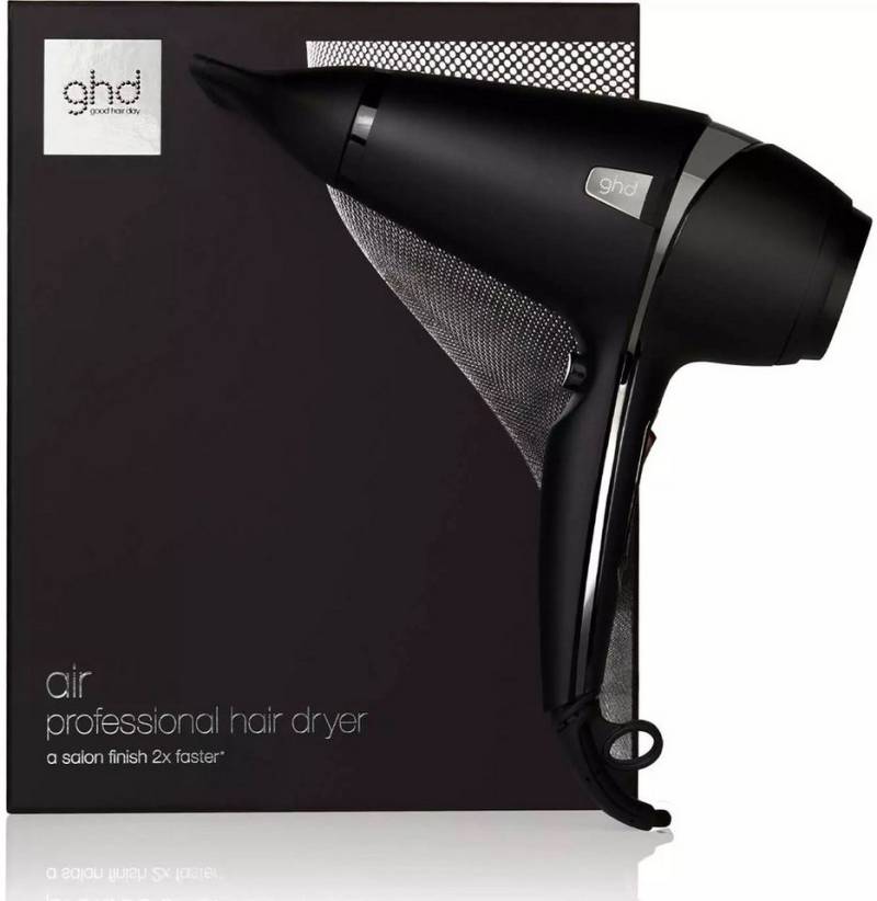 GHD Ionic-Haartrockner GHD Air Haartrockner schwarz, Herausnehmbarer Luftfilter zur Reinigung von GHD