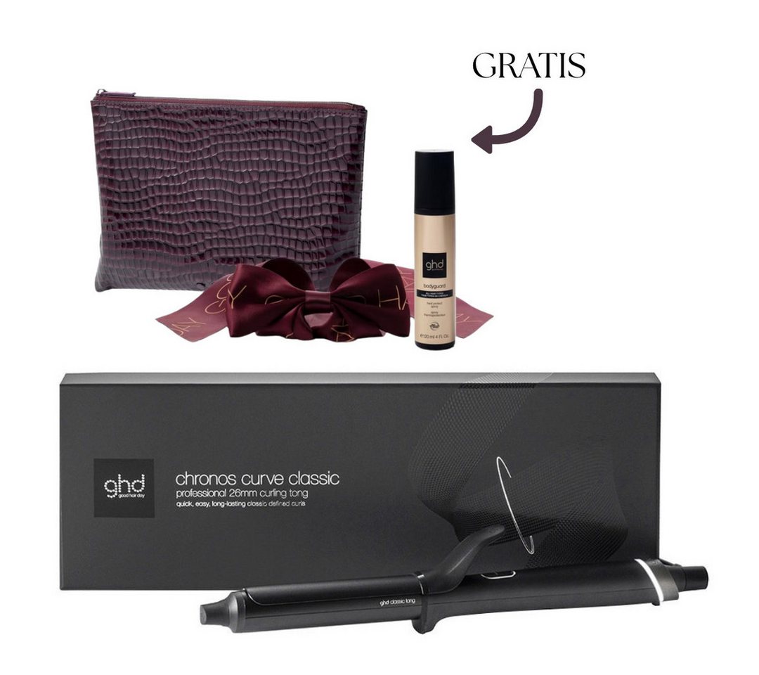 GHD Lockenstab Chronos Curve Classic + gratis Style Gift Set von GHD