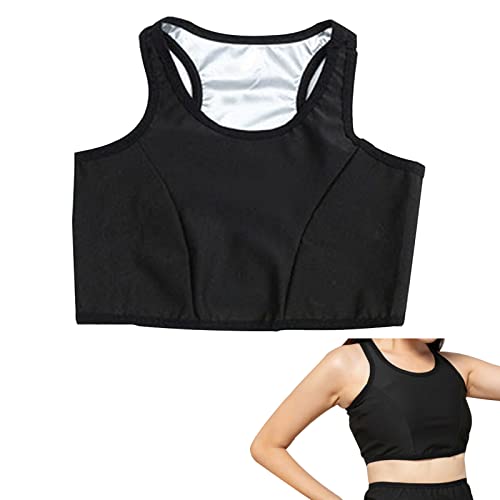 Damen Sauna Weste, Damen Abnehmen Weste, Abnehmen Tank Top für Damen, Frauen Weibliche Sweat Weste Shapewear, Sauna Effekt Tank Top Fitness Shirt Schwitzweste Body Shaper Sport Workout Korsett, XL von GHEART