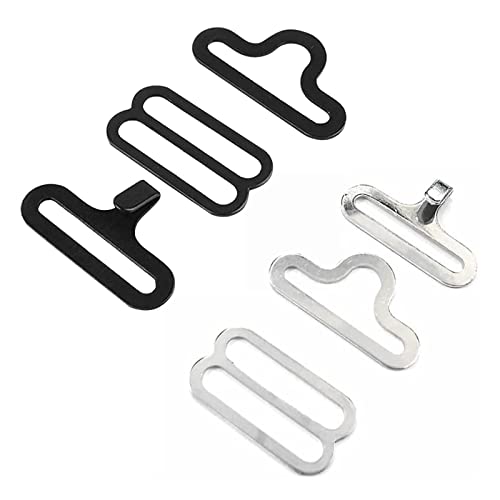 GHEART Fliege Clip, Fliege Verschluss, Fliege Hardware Clip Set, Verstellbare Metall Fliege Hardware Krawatte Clip Haken Verschluss Krawattengurt, für Krawatte Gurt Fliege, 20 Sätze von GHEART