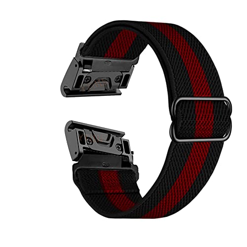 GHFHSG 26 mm Nylon-Schlaufen-Uhrenarmband für Garmin Fenix 6X Watch, schnell anzubringen, Armband für Garmin Fenix 6, Fenix6 Pro, 22 mm Armbänder, For Fenix 6, Achat von GHFHSG