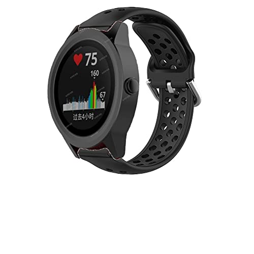 GHFHSG Atmungsaktives Armband für Garmin Vivoactive 3 Forerunner 245 Smartwatch, Silikon, Ersatz-Sportarmband, 10 Farben, For Vivomove, Achat von GHFHSG