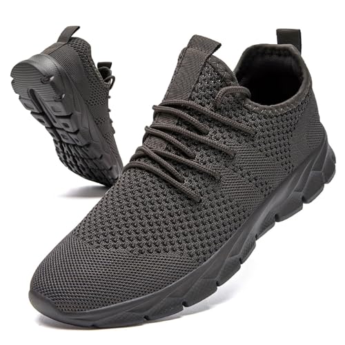 GHFKKB Damen Sneaker Laufschuhe Turnschuhe Sportschuhe Gym Schuhe Tennisschuhe Freizeitschuhe Outdoor Sport Bequeme Straßenlaufschuhe grau 38 von GHFKKB