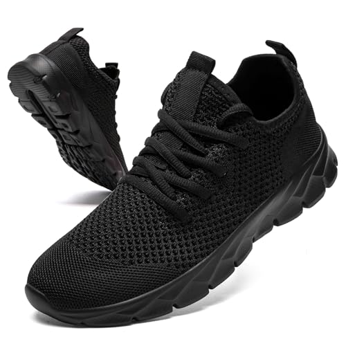 GHFKKB Sneaker Damen Laufschuhe Turnschuhe Tennisschuhe Freizeitschuhe Für Gym Schuhe Straßenlauf Schwarz Atmungsaktive Größe 37 von GHFKKB