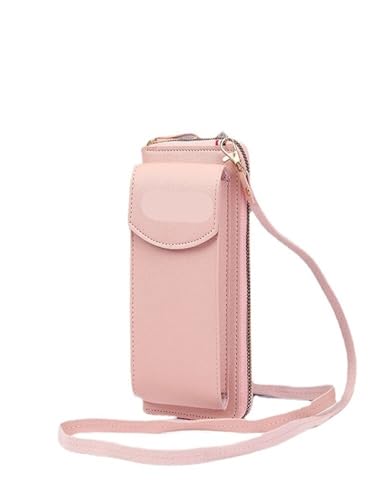 GHHZML Henkeltasche Damen Einzelner Schulter Crossbody Unterarmtasche Satchel Multi Card Position Card Bag Keycase Female(Pink) von GHHZML