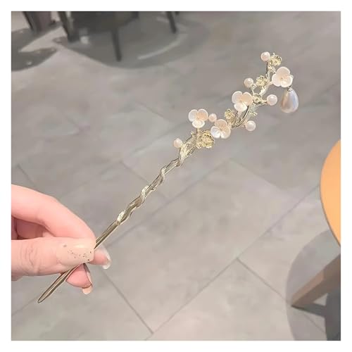 Haarstab Süße romantische Haarnadeln Mode vielseitig Haarschmuck Schmuck Blumen Damen Mädchen von GHHZML